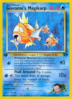 Kaart Giovanni's Magikarp