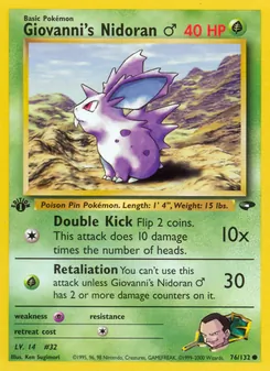 Kaart Giovanni's Nidoran ♂