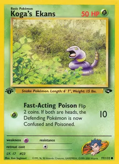 Kaart Koga's Ekans