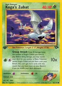 Kaart Koga's Zubat