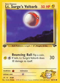 Kaart Lt. Surge's Voltorb