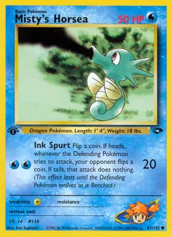 Kaart Misty's Horsea