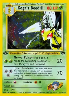 Kaart Koga's Beedrill