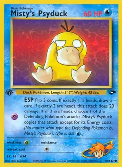 Kaart Misty's Psyduck
