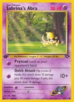 Kaart Sabrina's Abra