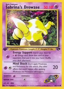 Kaart Sabrina's Drowzee