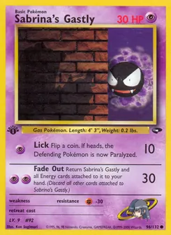 Kaart Sabrina's Gastly