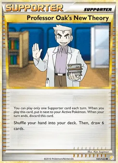 Kaart Professor Oak's New Theory