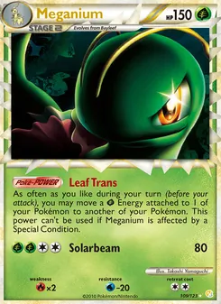 Kaart Meganium