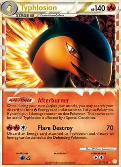 Kaart Typhlosion