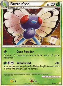 Kaart Butterfree