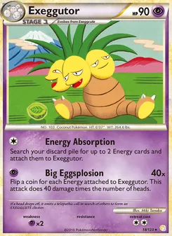 Kaart Exeggutor