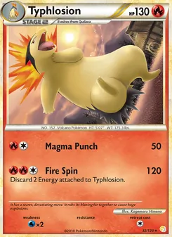 Kaart Typhlosion
