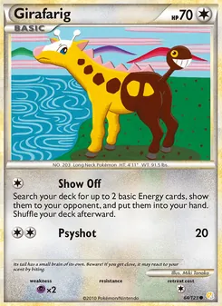 Kaart Girafarig