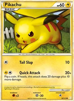 Kaart Pikachu