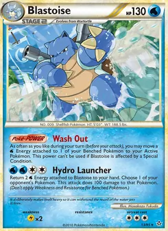 Kaart Blastoise