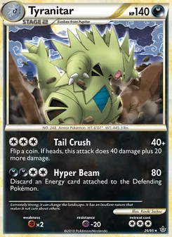 Kaart Tyranitar