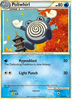 Kaart Poliwhirl