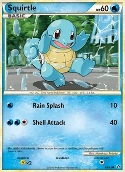 Kaart Squirtle