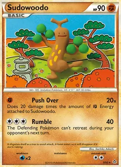 Kaart Sudowoodo