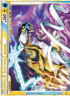Kaart Raikou & Suicune LEGEND