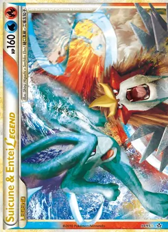 Kaart Suicune & Entei LEGEND
