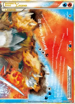 Kaart Suicune & Entei LEGEND