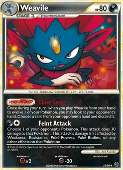 Kaart Weavile