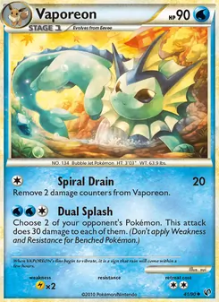 Kaart Vaporeon