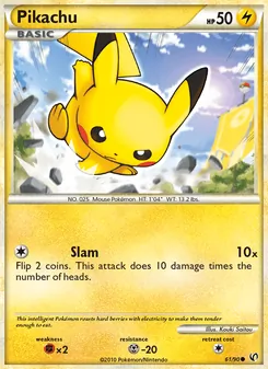 Kaart Pikachu