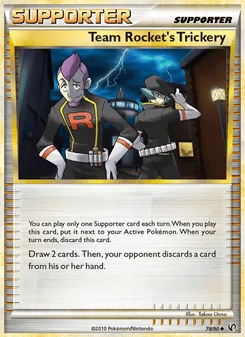 Kaart Team Rocket's Trickery