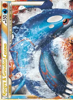 Kaart Kyogre & Groudon LEGEND