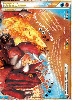 Kaart Kyogre & Groudon LEGEND
