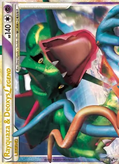 Kaart Rayquaza & Deoxys LEGEND