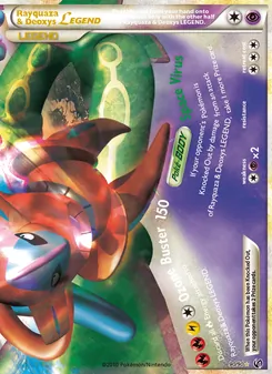 Kaart Rayquaza & Deoxys LEGEND