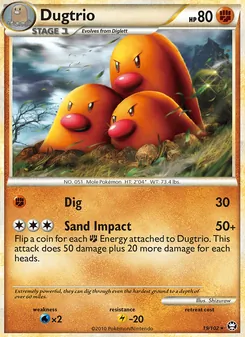 Kaart Dugtrio
