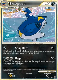 Kaart Sharpedo