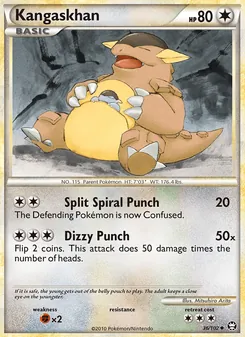 Kaart Kangaskhan