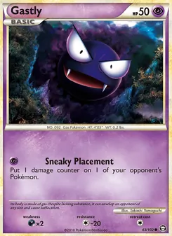 Kaart Gastly