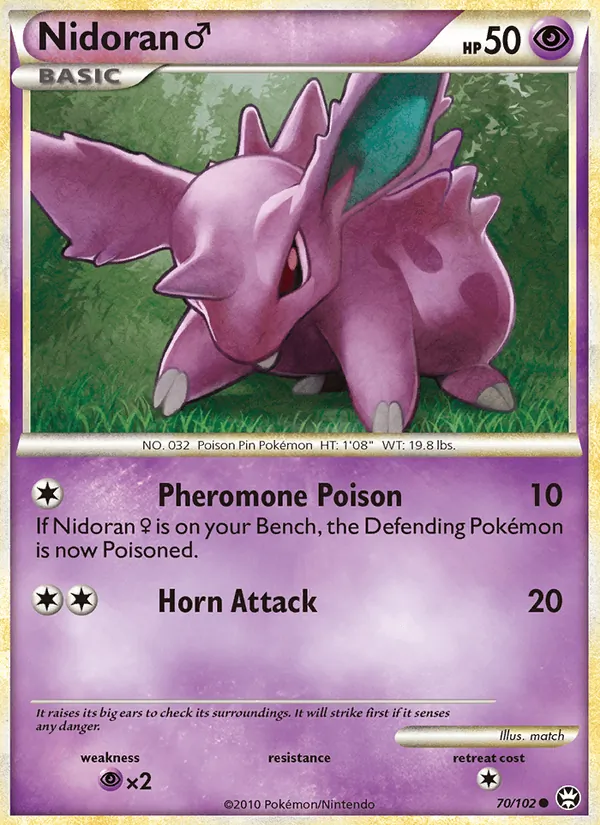 Pokémon card Nidoran ♂