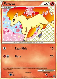 Kaart Ponyta