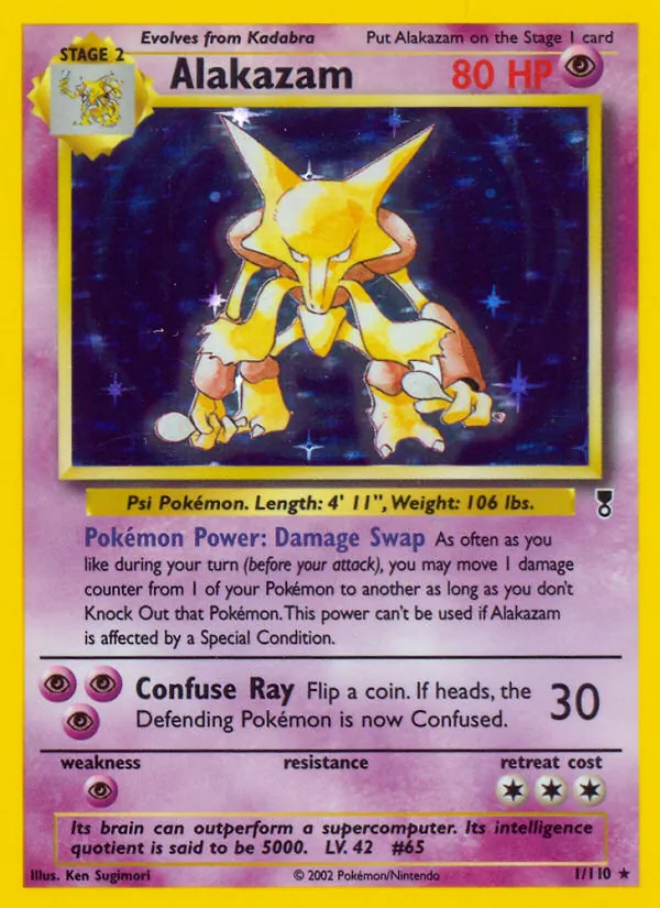 Pokémon card Alakazam