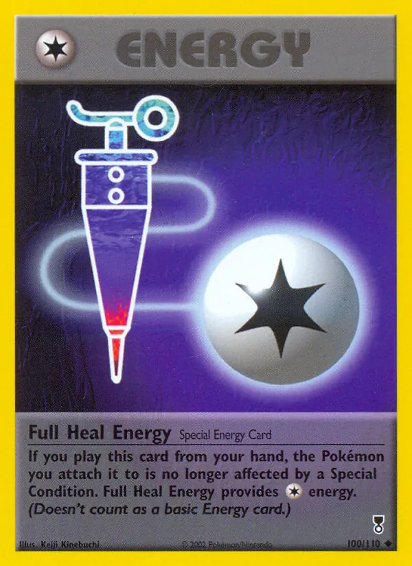 Pokémon card Full Heal Energy
