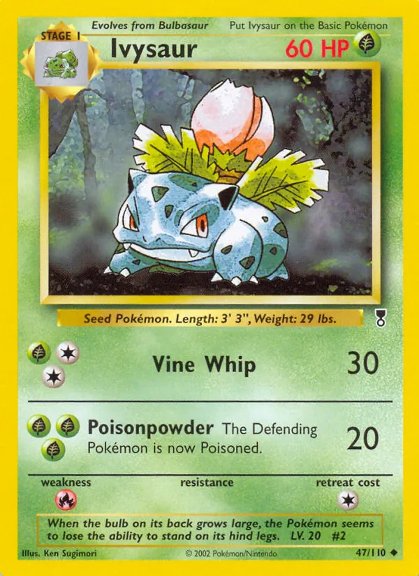 Pokémon card Ivysaur