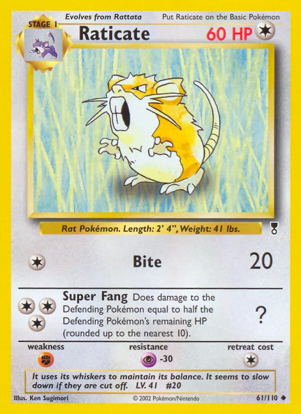 Pokémon-kaart Raticate