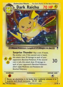 Kaart Dark Raichu