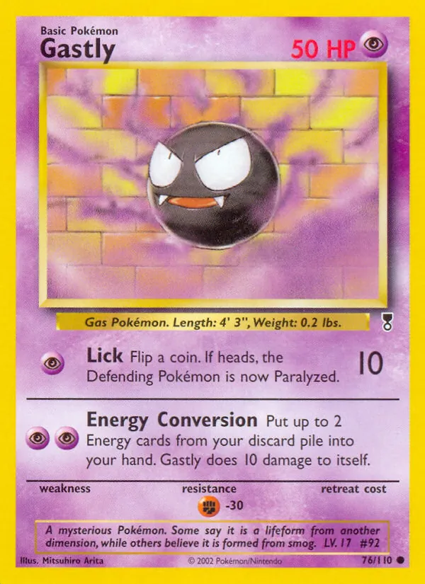 Pokémon-kaart Gastly