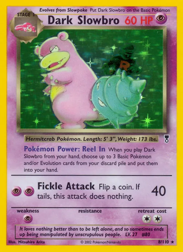 Pokémon-kaart Dark Slowbro