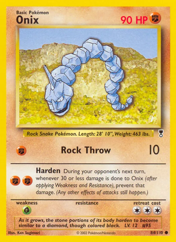 Pokémon card Onix