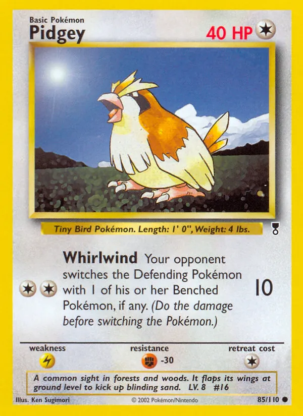 Pokémon-kaart Pidgey